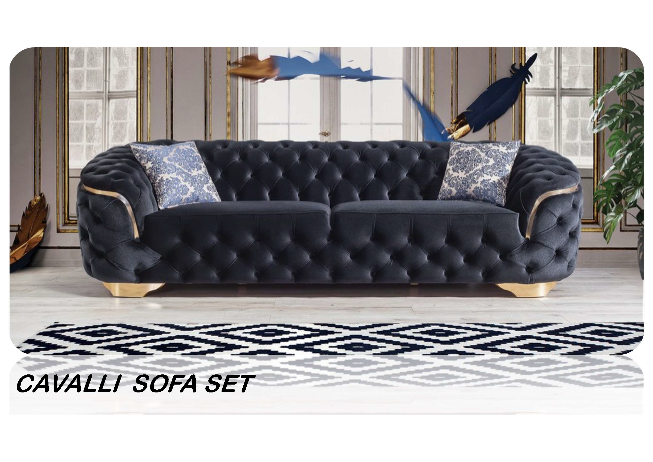 Cavalli Sofa Set