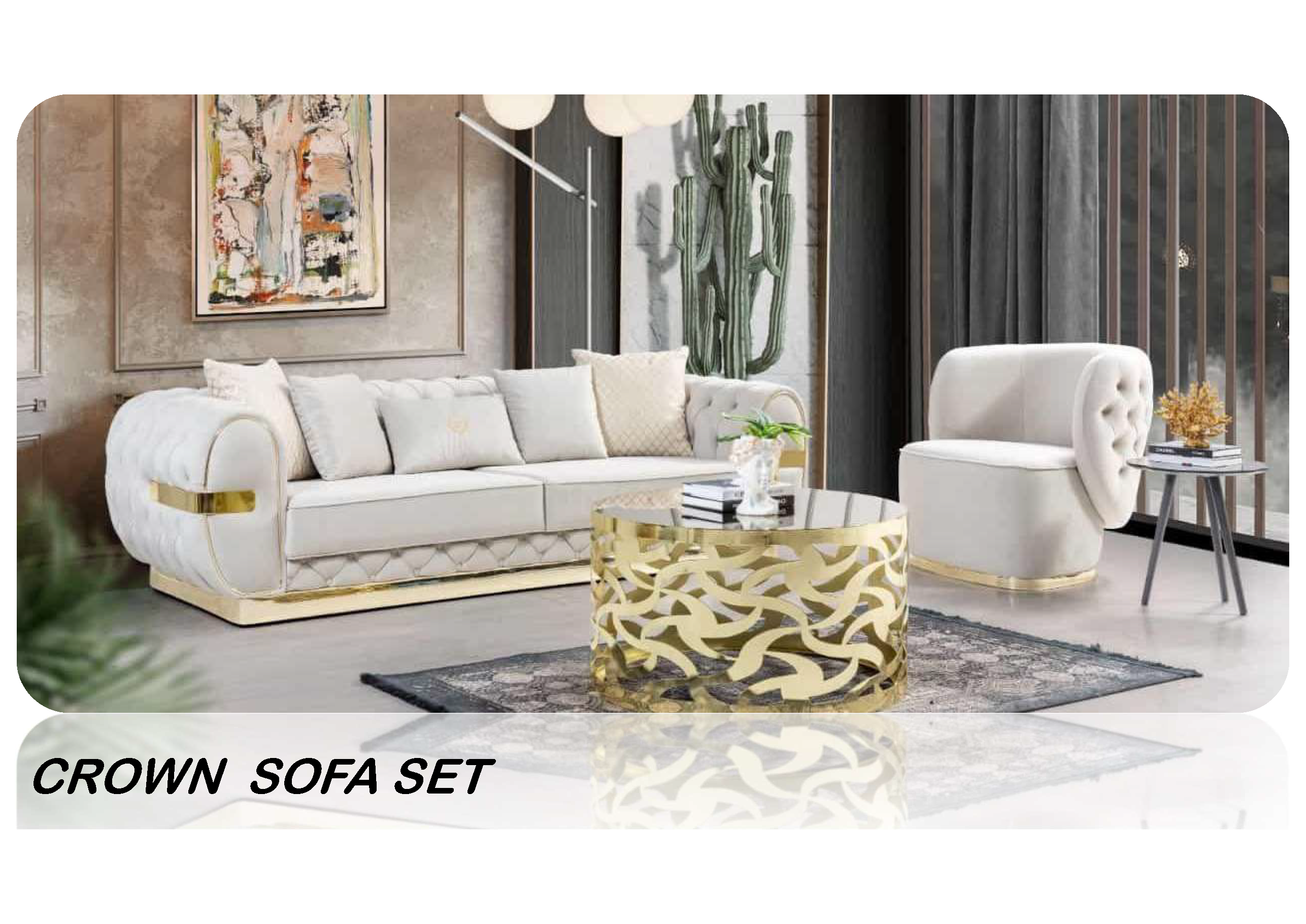 Crown Sofa Set